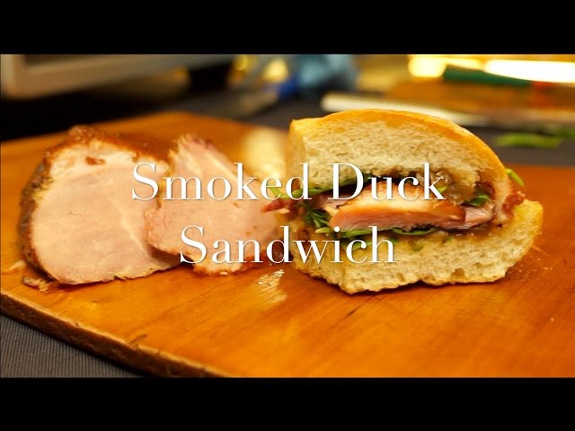 #FoodieFridays @SummerhillMKT - the making of Chef Harold's Smoked Chicken and Duck Sandwich