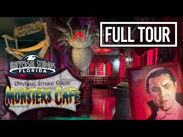 Take a Full Tour of Universal Studios’ Classic Monsters Cafe at Universal Studios Florida