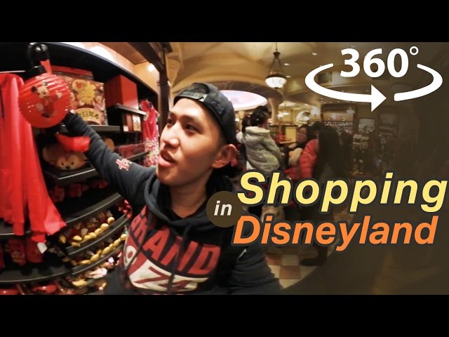Shopping Exclusive Souvenirs in Mickey Avenue in Shanghai Disneyland VR | 360 Video