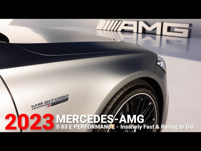 NEW 2023 Mercedes-AMG S 63 E PERFORMANCE - Insanely Fast & Raring to Go!