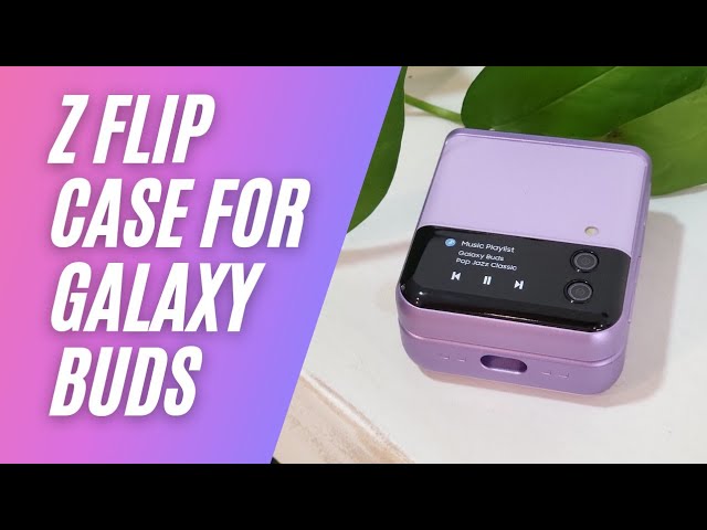 What if your earbuds case is a phone? Samsung Galaxy Buds Z Flip3 Cover