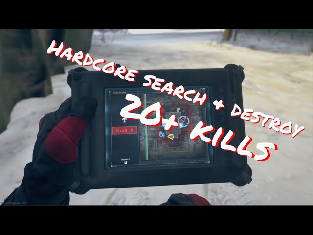 Call of Duty: Modern Warfare - Hardcore search & destroy gameplay