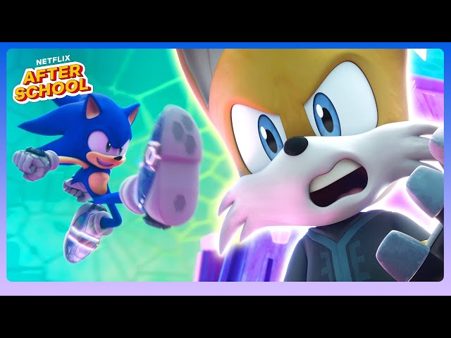 Sonic's Speedy Moves VS Nine's Prism Power 🌀 Sonic Prime | Netflix After School