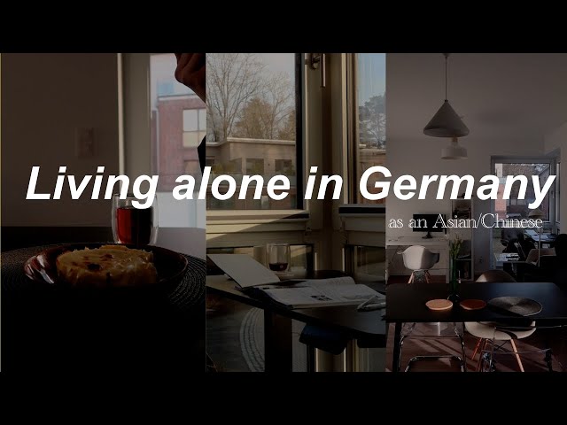 Living alone diary | cozy home, dramatic weather in Hamburg, learn German