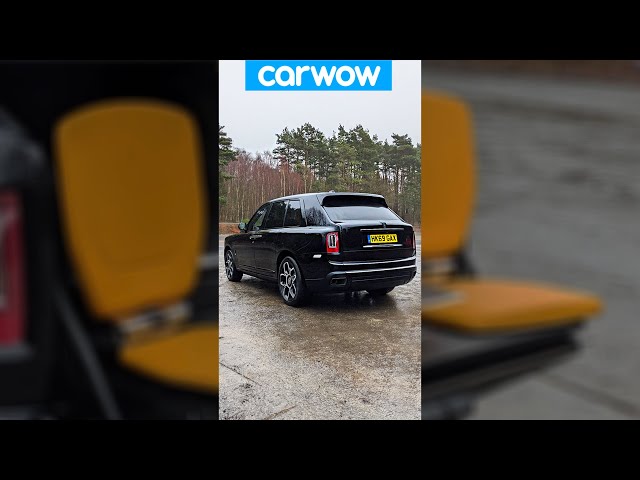 Rolls-Royce Cullinan Viewing Suite | carwow #Shorts