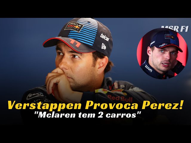 Verstappen Ironiza Perez: “McLaren Tem Dois Carros” - Saiba Mais!