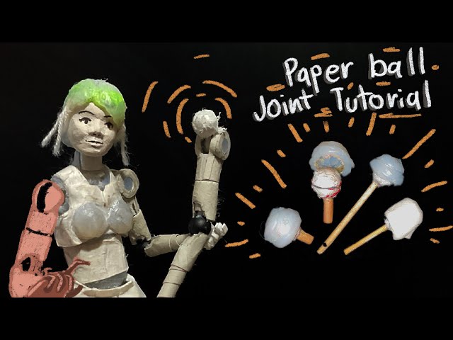 Ball Joint Tutorial For Paper Action Figures