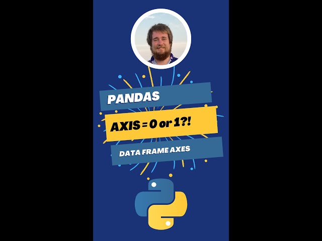 Understanding Pandas DataFrame Axes #python #pythonprogramming #pandas #datascience #sql #postgresql