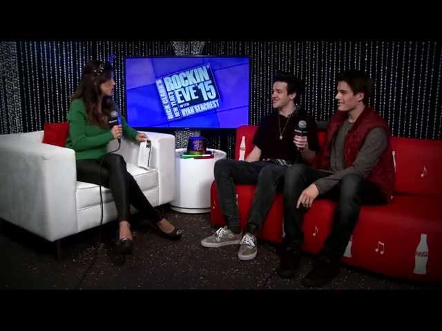 Aaron Carpenter & Kenny Holland Backstage Interview - NYRE 2015