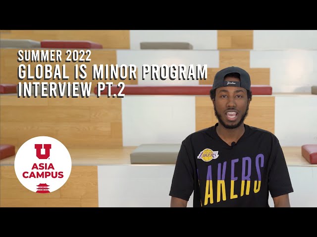 Global IS Minor Program Summer 2022 Interview PT.2