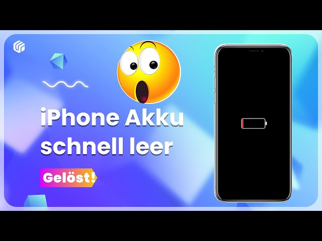 iPhone Akku geht schnell leer nach iOS 17 Update📴🔋iPhone 15 Akku Probleme beheben✅