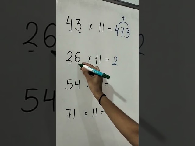 Multiplication shortcut Trick #multiplyby11 #fastmultiply #mathtricks #solution4u