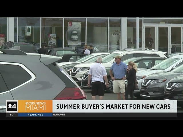 This summer is a great time to buy a new car