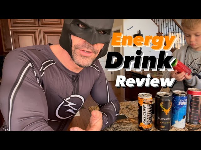 Worst tasting energy drinks ever! 🦇⚡️