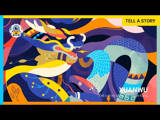 Tell A Story - Xuanwu - Jaye Kang / Illustration Story / Procreate