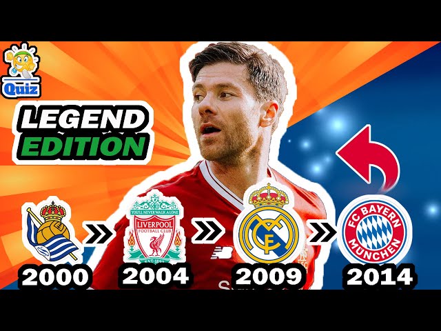 Guess the player by their club's transfers/ Edition: legend players! Xabi Alonso, Beckham/Quiz QA😉✔⚽