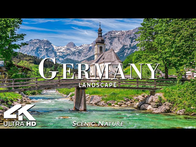 Germany 4K Relaxation Film - Relaxing Piano Music - Natural Landscape 🌈Video 4K Ultra HD
