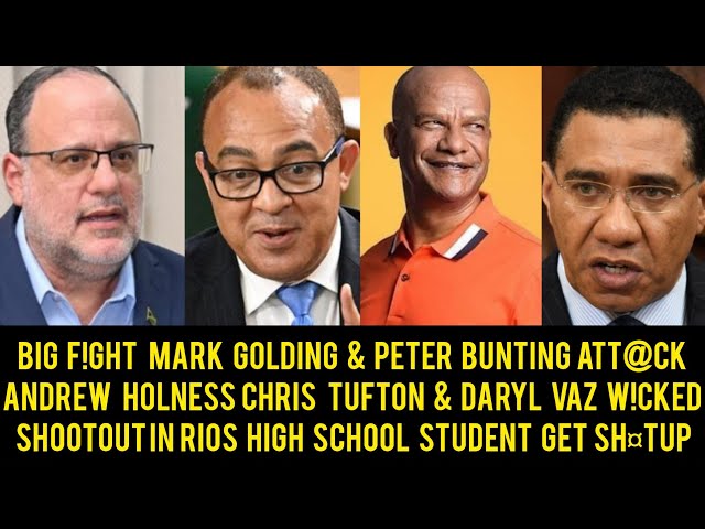 Big DISGRACE Andrew Holness Care Zero About Healthcare&Education Peter Bunting Mark Golding Att@ck..