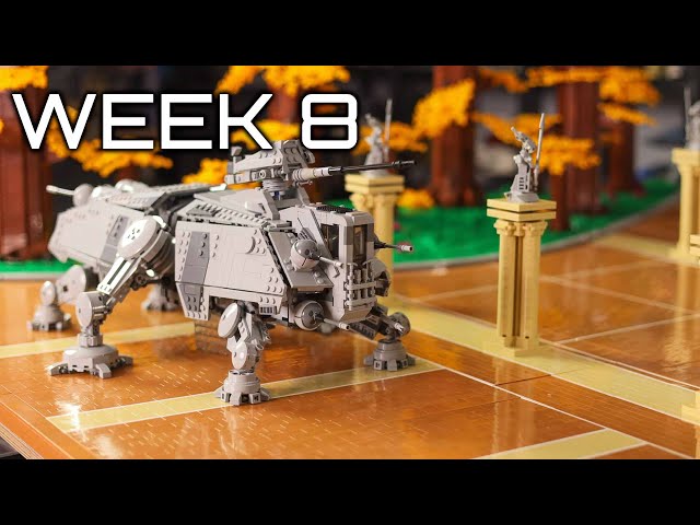 Building Raxus in LEGO | Week 8 - The Courtyard Statues