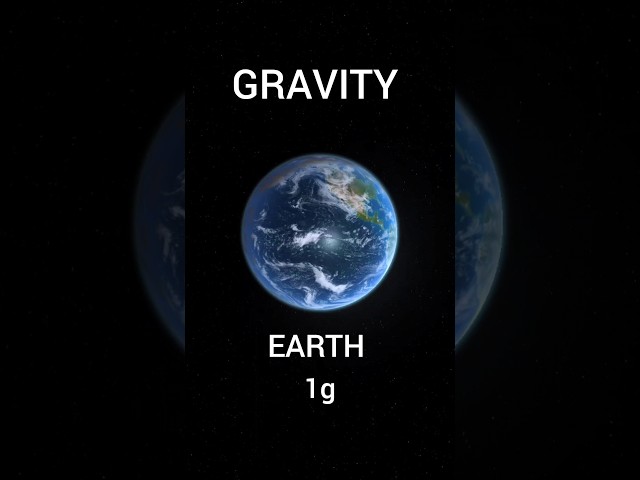 What is the gravity on the moon ,sun, Mars, and other planets system?#gravity