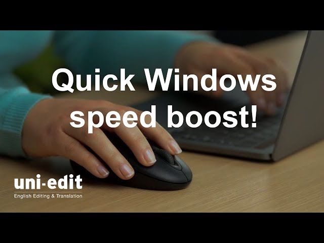 Speed up your computer in 4 simple steps | Windows PC and Laptops