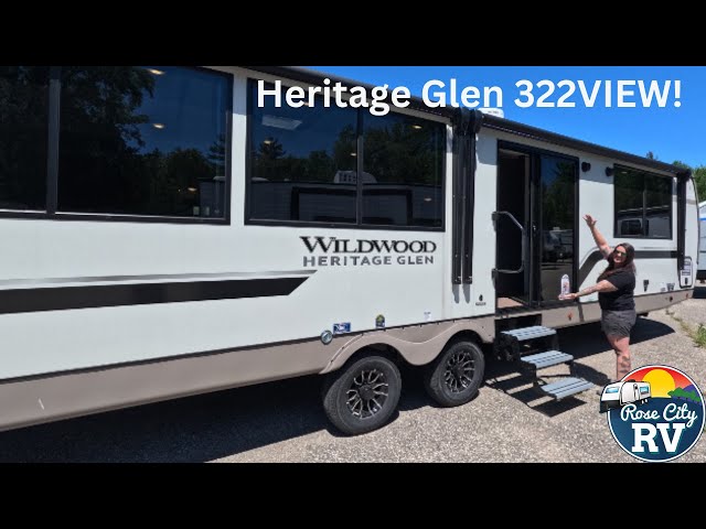 2024 Wildwood Heritage Glen 322VIEW Walkthrough! MUST-SEE Camper Tour!