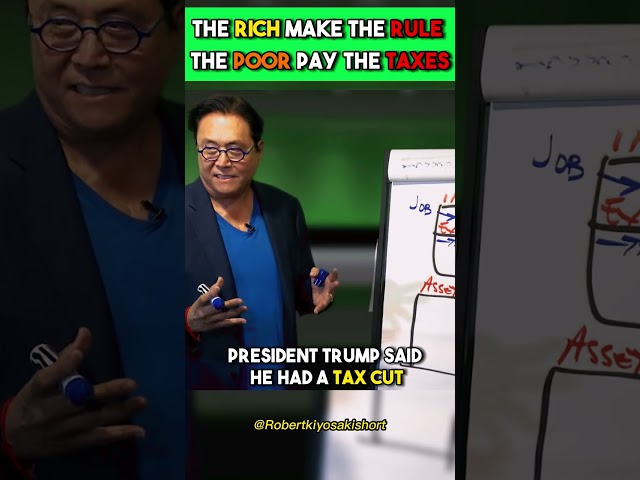 "The rich make the rule, The Poor pay the taxes"-Robert kiyosaki #shorts #rich #rules #taxes