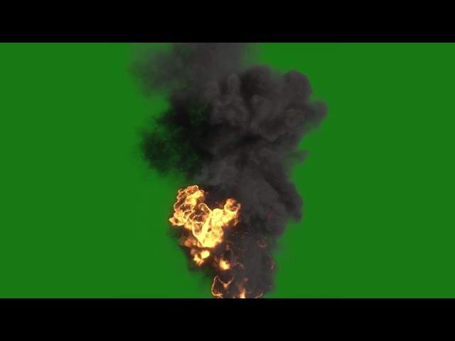 Blasts Green Screen | Free Footage - Videos for content creators