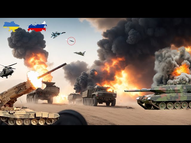 Dutzende NATO -Panzer wurden über Nacht zerstört! Russischer Su-57-Kampfflugan außer Kontrolle