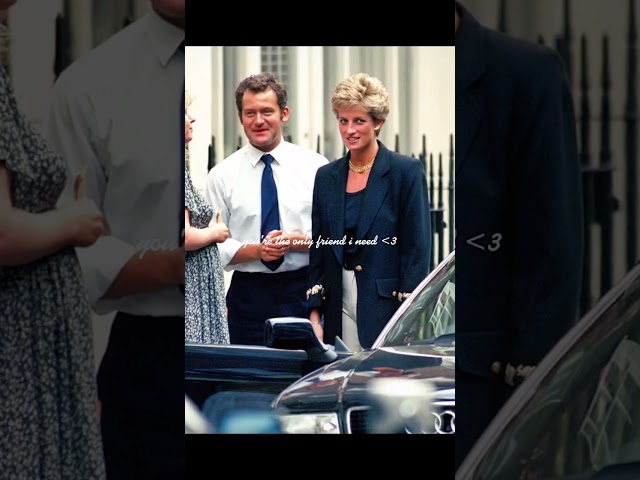 #shorts Diana and her butler Paul Burrell #diana #royalfamily #harry