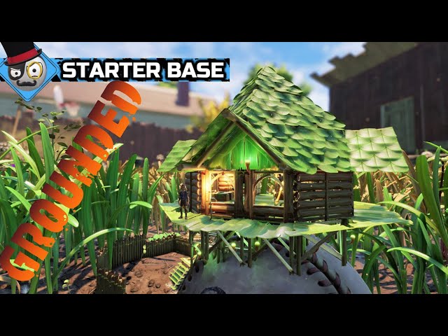 GROUNDED Early Access: Base Building - How to build a House - Starter Base (Speed Build)