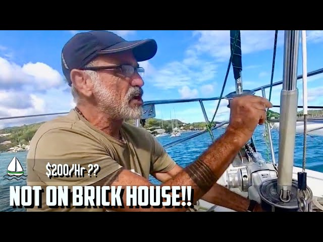 ROLLEN MIT DEM WIND ... DIY-Reparatur der Rollreffanlage auf unserem Segelboot (Sailing Brick House)