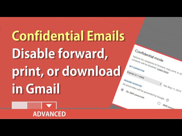 Use Gmail to send Confidential emails by Chris Menard