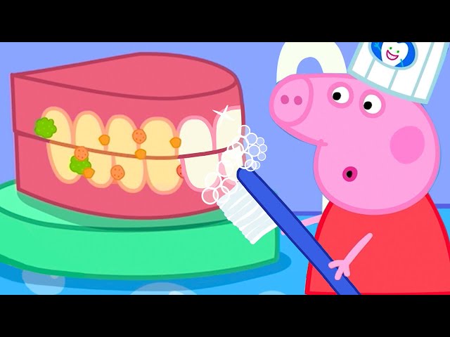 Clean Teeth Vs Dirty Teeth 🦷 | Peppa Pig Tales Full Episodes