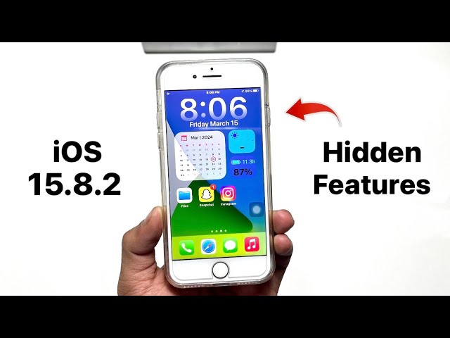 iOS 15.8.2 New Hidden Features on iPhone 6s, 7