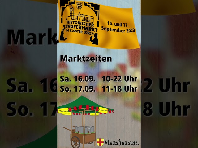 Historischer Staufermarkt Kloster Lorch #Veranstaltungstipp #Marktzeit #Mäuseroulette #Mäusegaukler