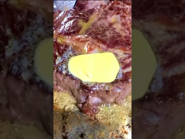 Butter aged beef - Like this video if you want to taste this #butter #beef