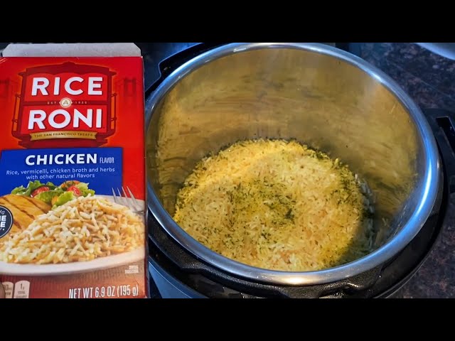 Instant Pot Rice A Roni
