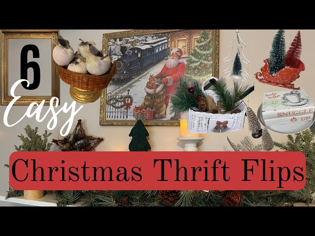 Easy Christmas Thrift Flips