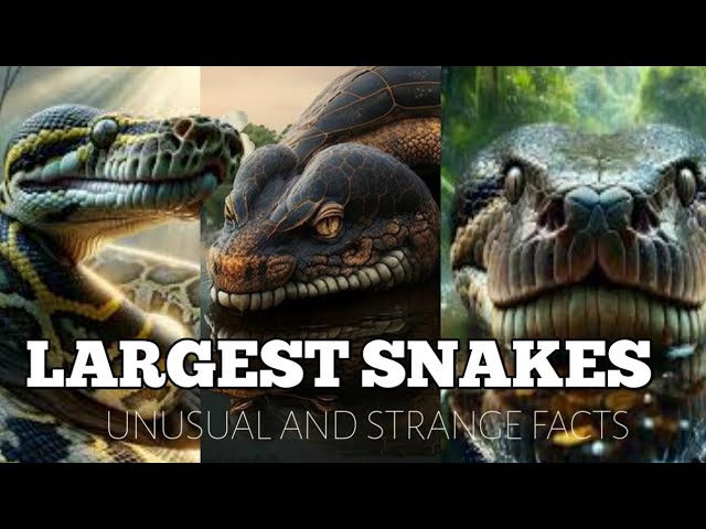 NEW FOUND Largest snakes 🐍 in the world. Titanoboa ❌. #snake #shorts #facts #trendingvideo