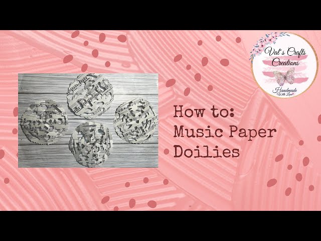 Easy Music Paper Doilies