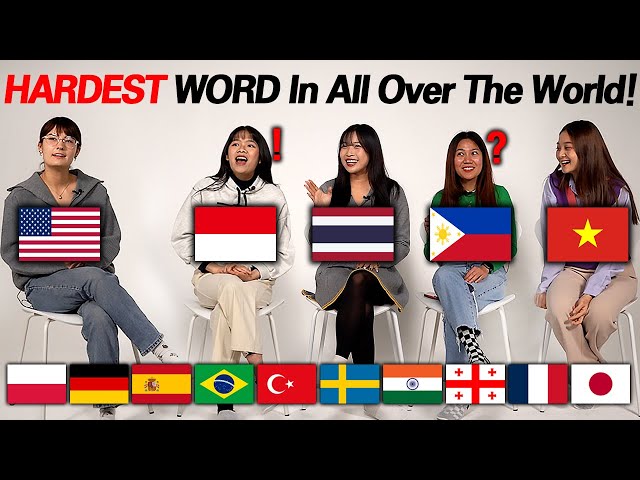 People Try the Hardest & Longest Words in All over The Words!! (Hardest & Longest words Compilation)
