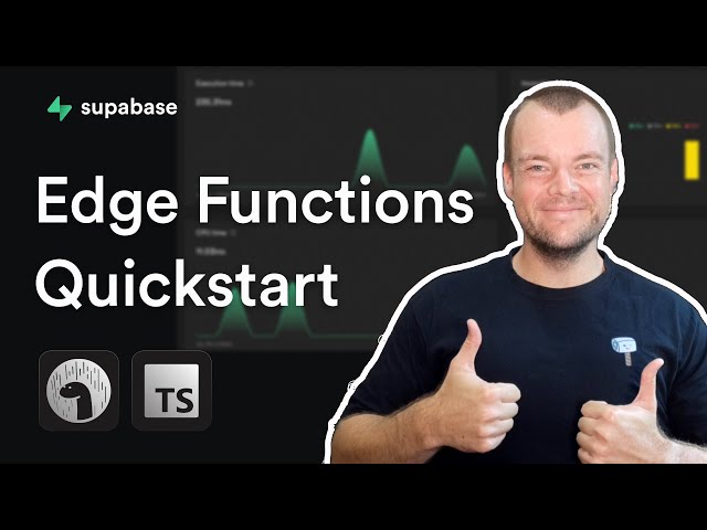 Supabase Edge Functions Quickstart