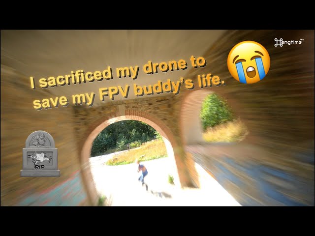 I sacrificed my drone to save my FPV buddy’s life. 😭 - hangtime FPV - 2022|29