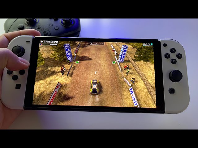 Rush Rally Origins | Switch OLED handheld gameplay | how good is the game at 60FPS