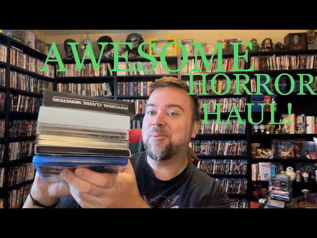 AWESOME Horror Blu-Ray Collection Update 6 Pickups! 4K Ultra HD, Box Set, Limited Edition, Steelbook