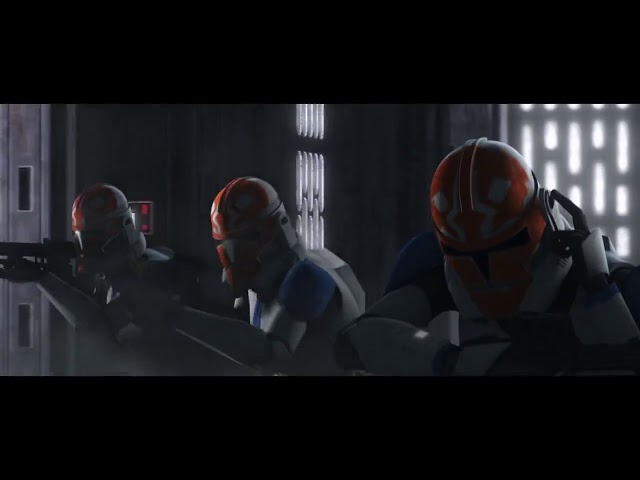 Star Wars The Clone Wars - Darth Maul Massacres the Clones In Hallway