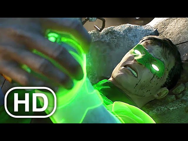 Black Adam Kills Green Lantern JUSTICE LEAGUE Fight Scene Cinematic   DC Universe Online
