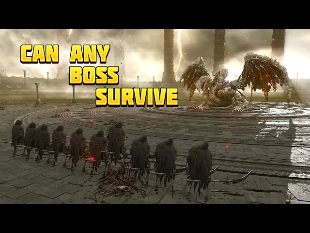 Can Any Boss Survive 10 Skeletal Glaivemans ⚔️ Elden Ring Custom Battles