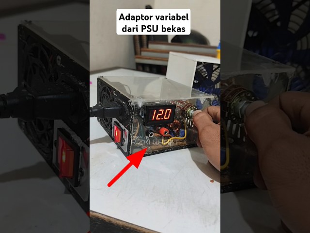 The idea of ​​making a variable adapter from a used PSU #short #tutorial #idea